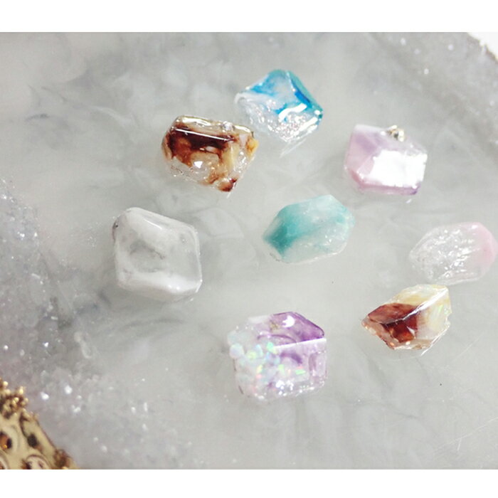 【OUTLET】訳ありクォーツシリコンモールド クォーツ シリコン　宝石型 宝石 天然石 アゲート べっ甲 ジュエリー型 シリコンモールド レジン ネイル ジェルネイル アクリル