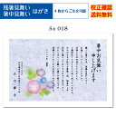 【暑中見舞い ハガキ】 官製はがき 印刷 4枚から オリジナル文 差出人 校正確認無料 残暑見舞い はがき 葉書 挨拶状 メール便 送料無料 選べる挨拶文 書体...