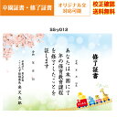 【卒園証書】 修了証書 保育園 幼稚園 園児が喜ぶ かわいい デザイン 作成 オリジナル文書 A4 厚口用紙 校正確認無料 メール便 送料無料 選べる挨拶文 書...