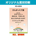 【オリジナル賞状】 がんばったで賞 オリジナル文で作成 卒園証書 修了証書にも使えます お子様向け かわいいデザイン 保育園 幼稚園 園児が喜ぶ 証書 A4 厚...