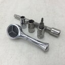 SnapOn (スナップオン) 1/4” ソケットレンチ ラチェットハンドル ソケット×2 トルクスビットソケット×1 エクステンションバー×1 中古