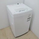 TOSHIBA (東芝) 洗濯機 全自動洗濯機 4.5kg AW-45M7 2019年製 ピュアホワイト 簡易乾燥機能付 一人暮らし 洗浄・除菌済み