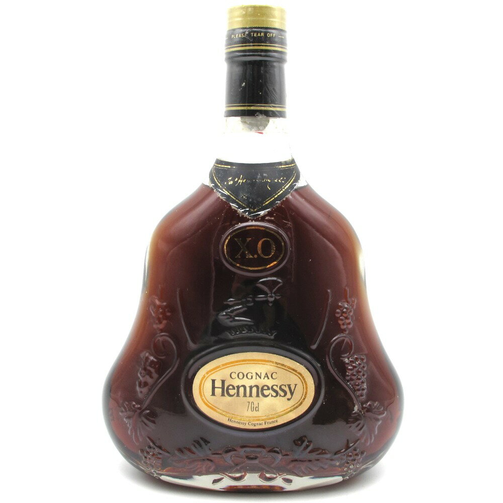 Hennessy (ヘネシー) ブランデー XO 液面低下無し コニャック COGNAC クリアボトル 金キャップ ゴールドキャップ 40％ 700ml 洋酒 古酒 未開栓