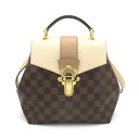 ルイヴィトン バッグ ダミエ（レディース） LOUIS VUITTON (ルイ・ヴィトン) クラプトン バックパック ダミエ クレーム N42259 リュック ハンドバッグ ショルダーバッグ 3WAY レザー レディース