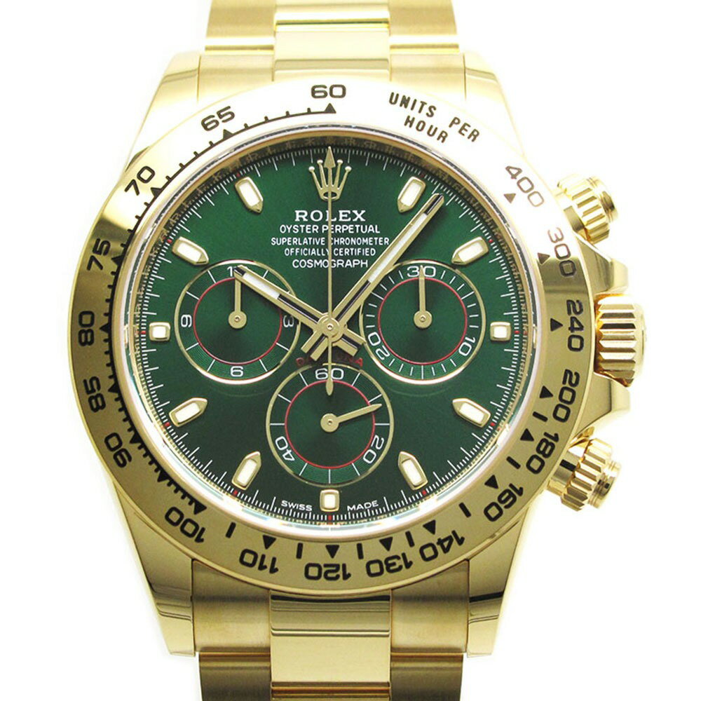 ROLEX (ロレックス) コスモグラフ デイトナ Ref.116508 ランダム番 グリーンダイアル 自動巻き DAYTONA 未使用品【中古】