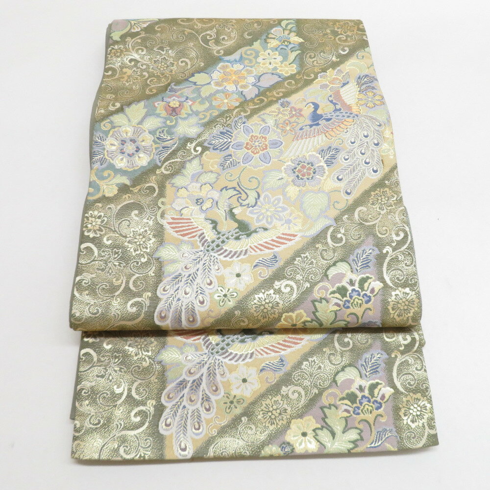 楽天市場】【新古品】 袋帯 フォーマル 未使用 正絹 本金箔 金駒刺繍