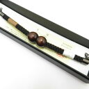 和小物 羽織紐 男性用 翆嵐工房 王冠 マグネット 絹100% 黒色 正絹 男物 組紐 和装小物 新品