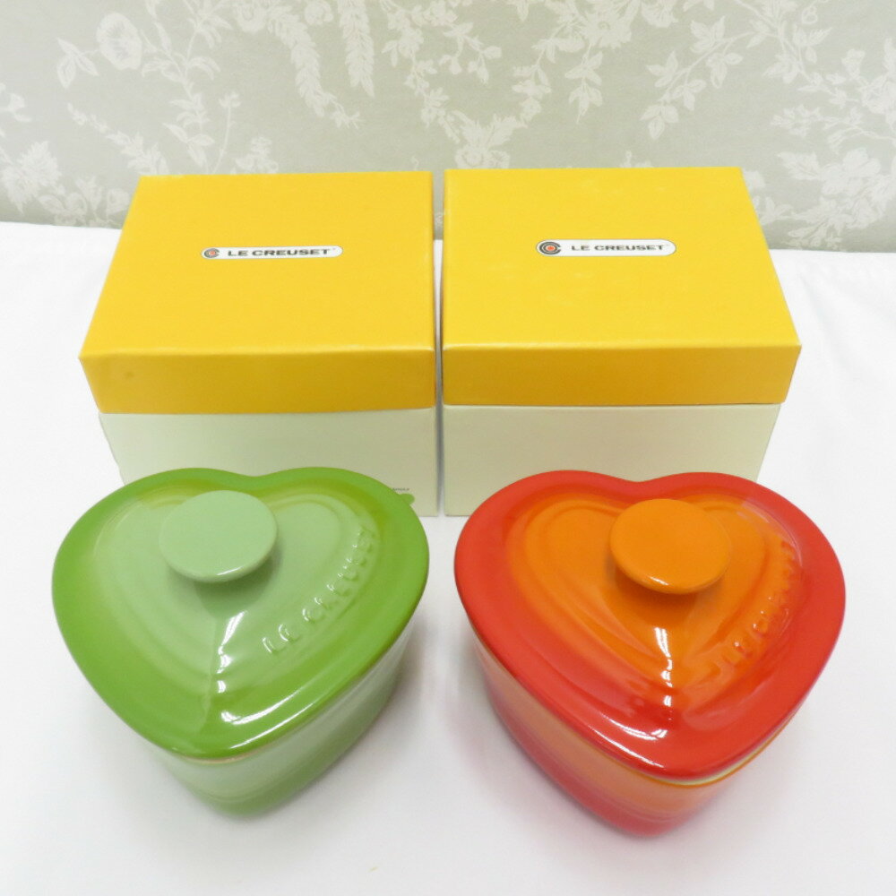 LE CREUSET ハート型 大皿 プレート 収納 ラムカン 希少 レア