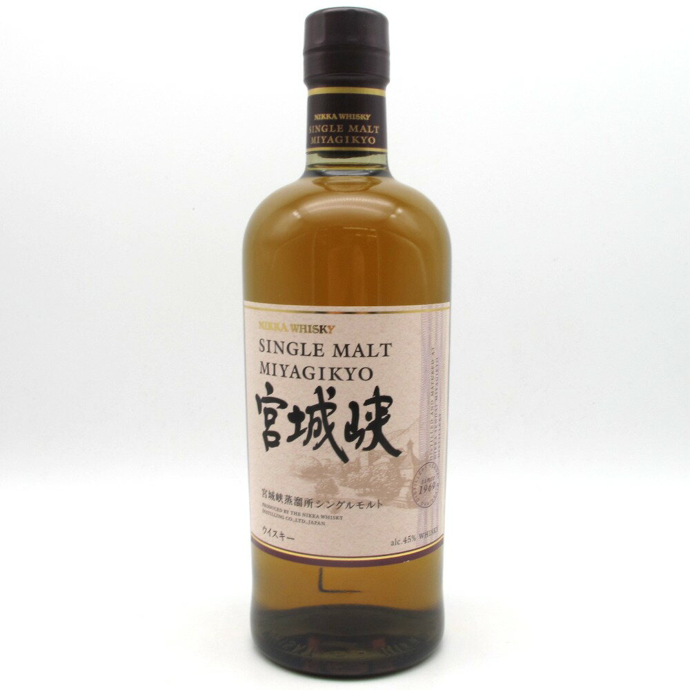 Nikka Whisky (ニッカウヰスキー) ウイスキー 宮城峡 シングルモルト ジャパニーズウイスキー 箱なし 700ml 45% 未開栓 店頭引取りのみ エルパプラス店