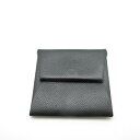 HERMES (エルメス) コインケース エルメス バスティア コインケース ブラック 黒 ユニセックス メンズ レディース シンプル
