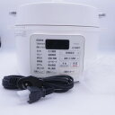 IRIS OHYAMA (アイリスオーヤマ) キッチン家電 電気圧力鍋 調理容量2.0L 満水容量3.0L レシピブック付き