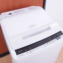 HITACHI (日立) 洗濯機 全自動洗濯機 7kg 縦型 ビートウォッシュ ガラストップ 洗剤セレクト BW-V70E