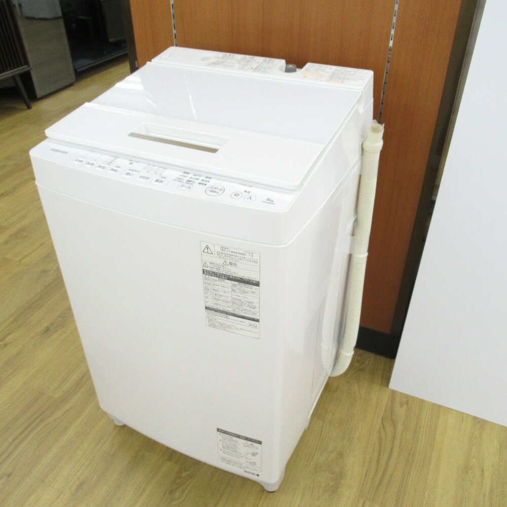 TOSHIBA   8.0kg ۥ磻  絡ǽդ ư 餷 礭 AW-8D6(W)
