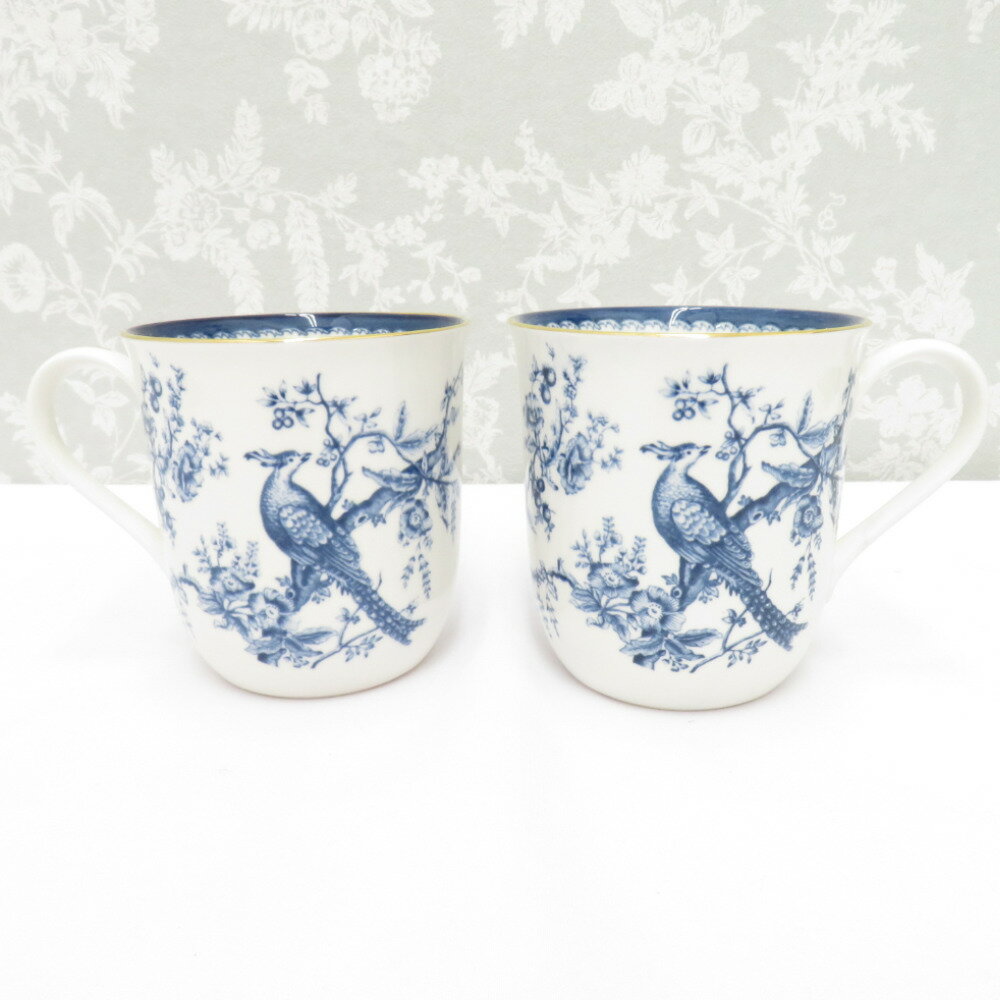 NIKKO (ニッコー) マグカップ 食器 ミュルーズ染織美術館 ペアカップ 2客セット 茶器 廃番品 シノワズ..