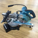 makita マキタ 100V 165mm スライドマルノコ 動作確認済み ライト根元補修あとあり LS0612FL 中古 ジャンク品