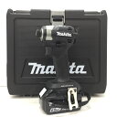 makita マキタ 18V 6.0Ah 充電式インパクトドライバ 黒 ケース・充電器・バッテリ2個セット TD173DRGXB 未使用品