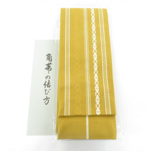 角帯 綿100% 綿角帯 日本製 献上柄 カラシ色×白 金茶 紳士 男性用 定番 浴衣帯 メンズ 男帯 着物 和装 長さ400cm 新品 角帯 綿100% 綿角帯 日本製 献上柄 カラシ色×白 金茶 紳士 男性用 定番 浴衣帯 メンズ 男帯 着物 和装 長さ400cm 新品