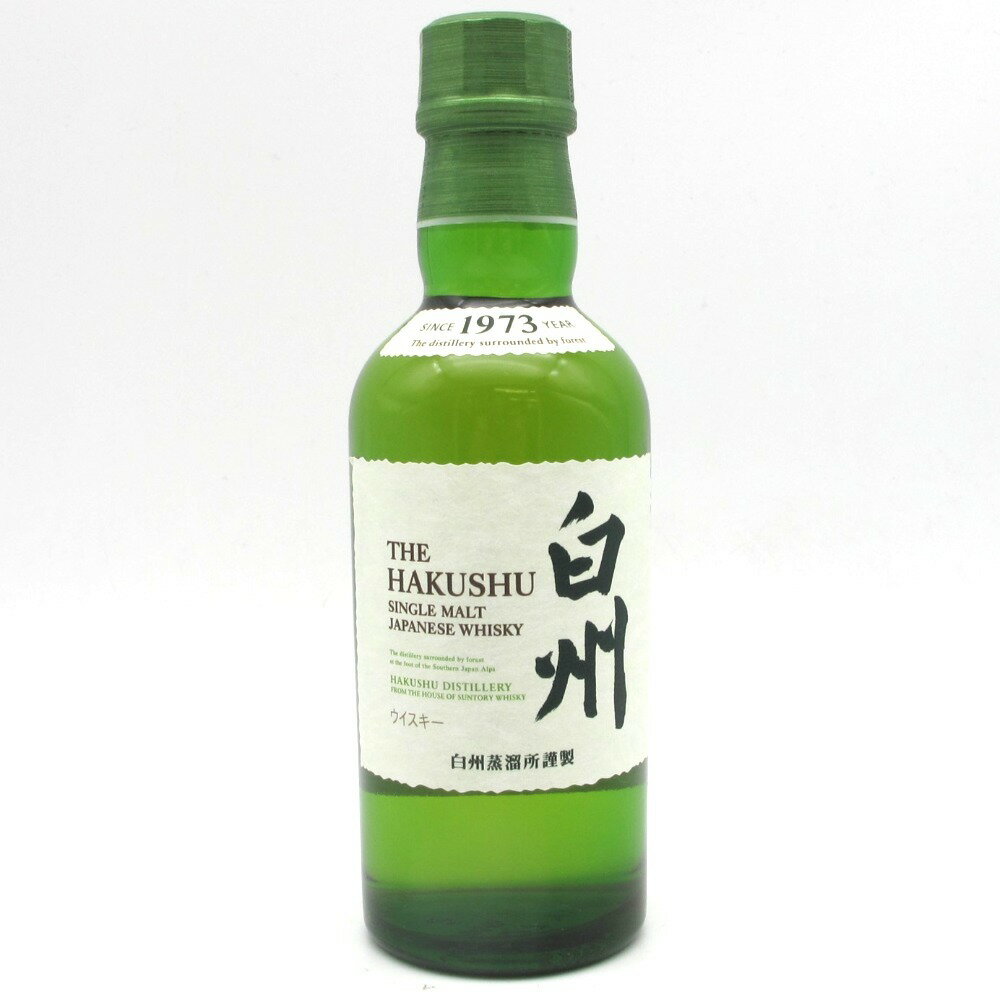 ウイスキー 白州NV ノンヴィンテージ 箱なし ジャパニーズウイスキー 180ml 43% 未開栓 店頭引取りのみ 福井エルパプラス店