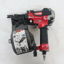 makita マキタ 75mm 高圧エア釘打 赤 ワイヤ75mm シート65mm 本体のみ AN711H 【中古】
