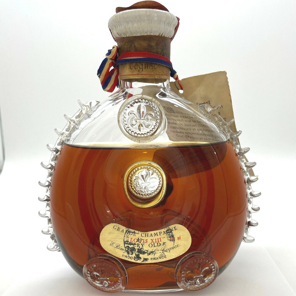 REMY MARTIN (レミーマルタン) ブランデー ルイ13世 ベリーオールド バカラ製 羽欠損無し 液面低下あり 箱付き 替え栓付き 700ml 40% 洋酒 古酒 未開栓/