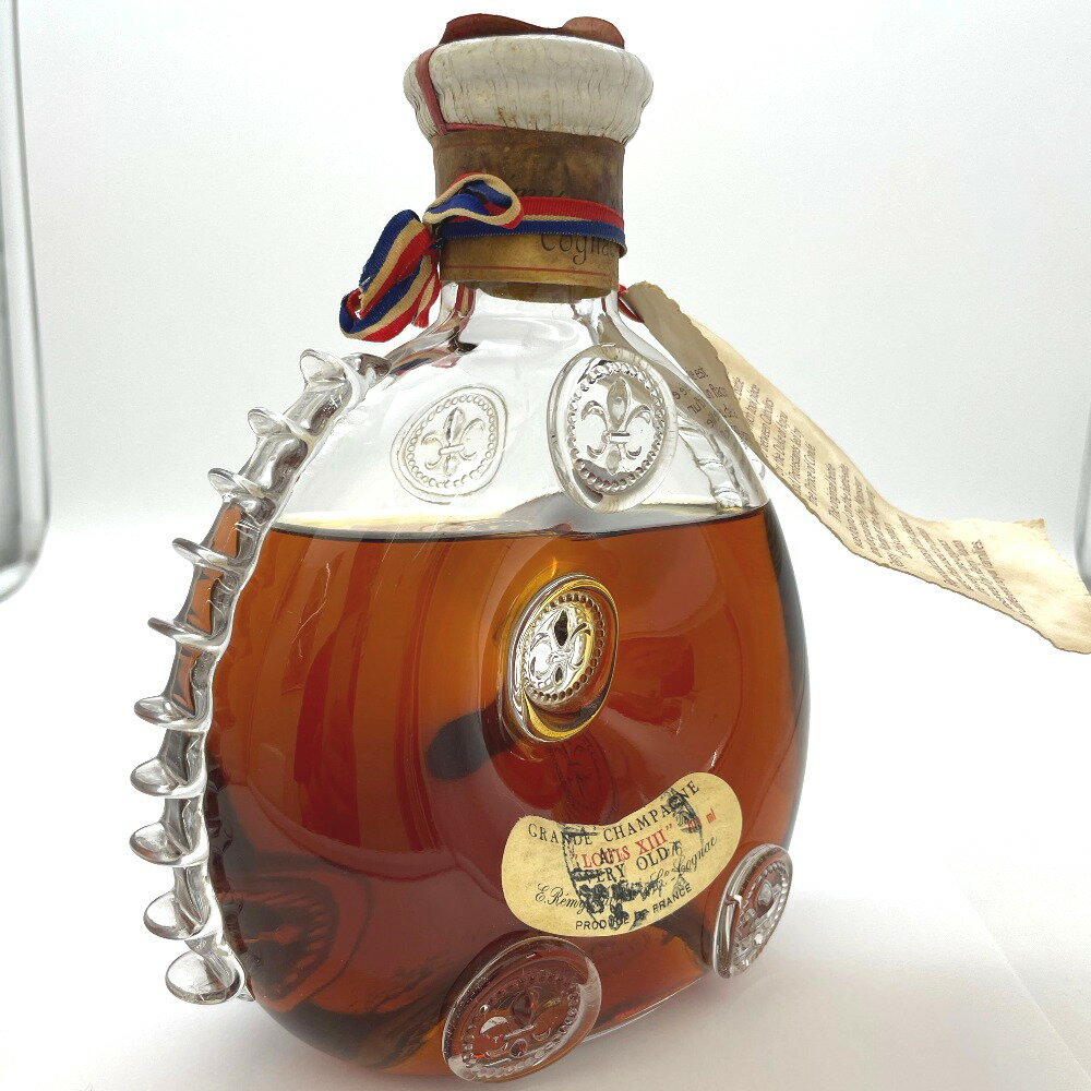 REMY MARTIN (レミーマルタン) ブランデー ルイ13世 ベリーオールド バカラ製 羽欠損無し 液面低下あり 箱付き 替え栓付き 700ml 40% 洋酒 古酒 未開栓/