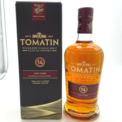 ウイスキー TOMATIN トマーティン14年 ポートカスク シングルモルト スコッチウイスキー 700ml 46% 洋酒 古酒 未開栓 ウイスキー TOMATIN トマーティン14年 ポートカスク シングルモルト スコッチウイスキー 700ml 46% 洋酒 古酒 未開栓