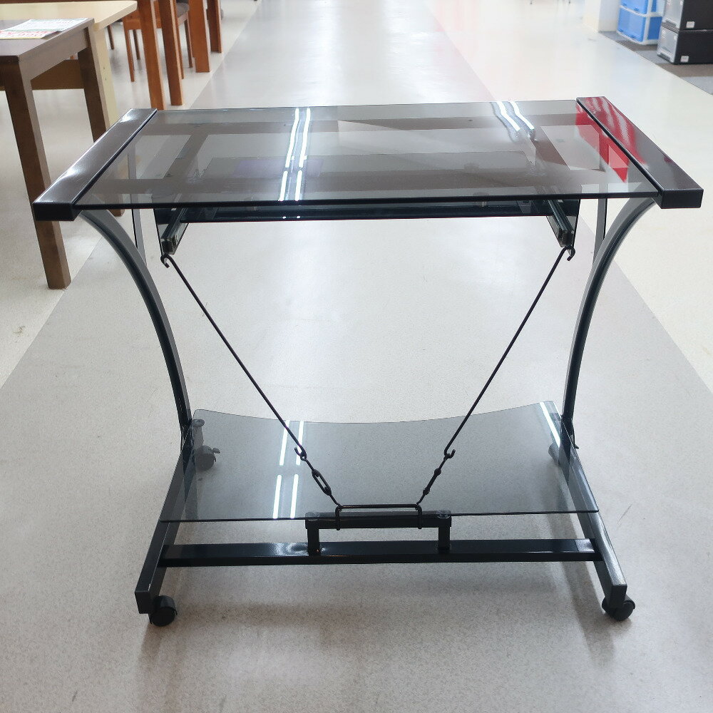 家具 ガラスパソコンデスク【中古】 [2]