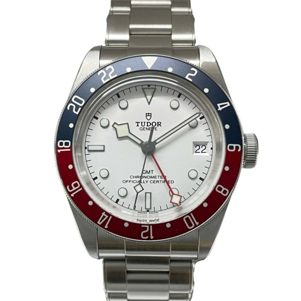 TUDOR 79830PB 2023年新作 白文字盤 ブラックベイ GMT 41mm 自動巻き チュ ...