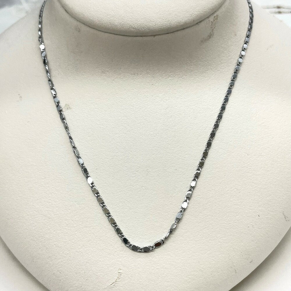 ネックレス シルバー925 長さ約40cm 重量約3.2g ユニセックス【中古】