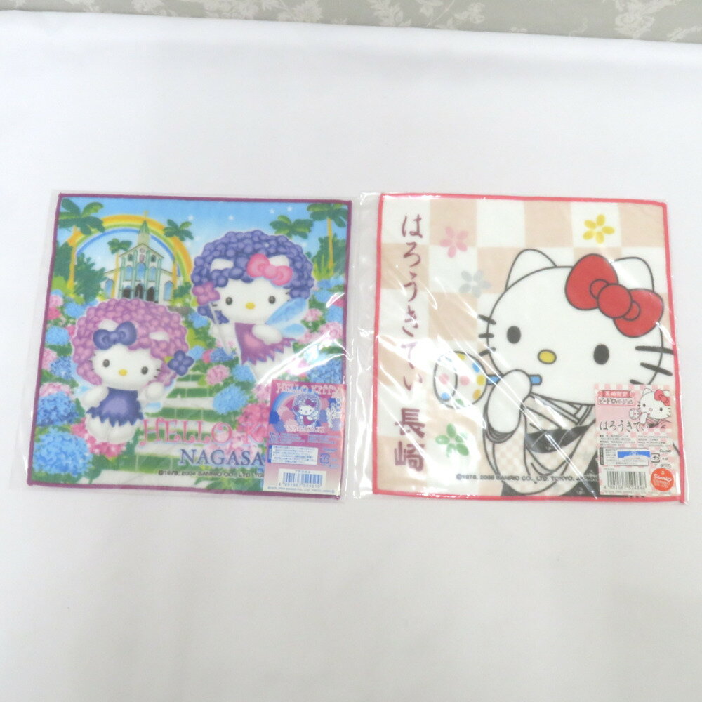 ハローキティ　ハンカチ　9枚セット　ご当地キティ 新品未使用】ハローキティ タオルハンカチ 3枚セット ご当地