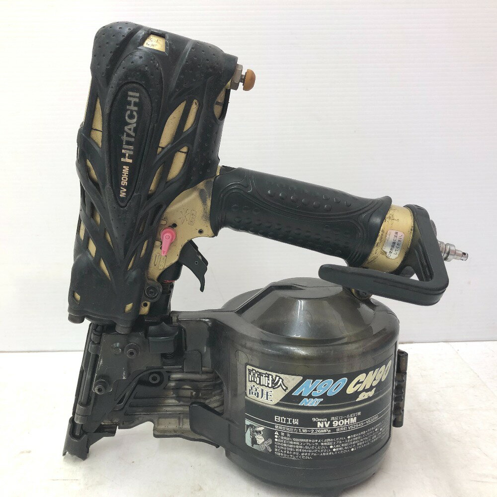 J8579 日立 HITACHI 90mm 高圧エアロール 釘打機 NV90HMC 日立工機／高圧ロール釘打機nv90hmcの通販