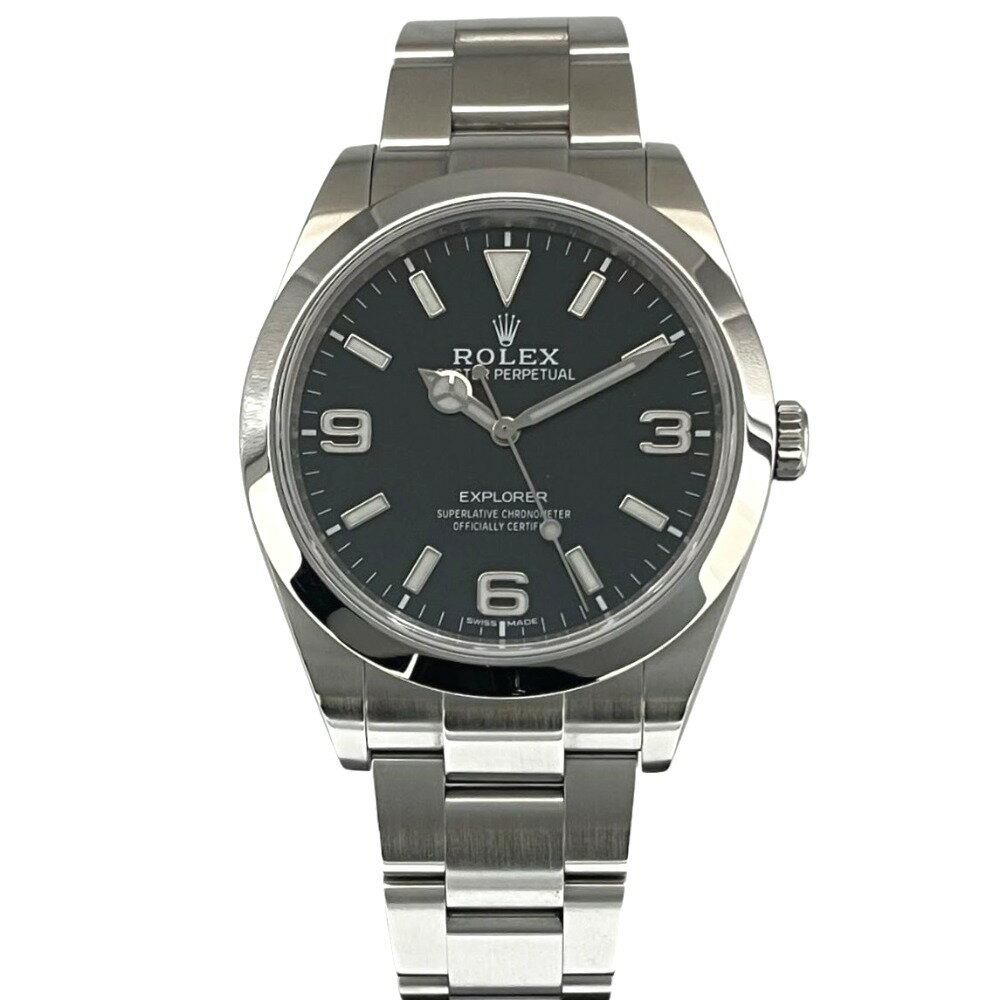 ロレックス エクスプローラー1 39mm 214270 2017年保証書 ランダム番 自動巻き メ...