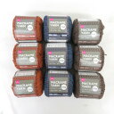 DAISO (ダイソー) 毛糸 マクラメヤーン 細 FINE 9玉セット スモークブルー テラコッタ ブラウン 1玉約35g 約45m ポリプロピレン100% 未使用品【中古】