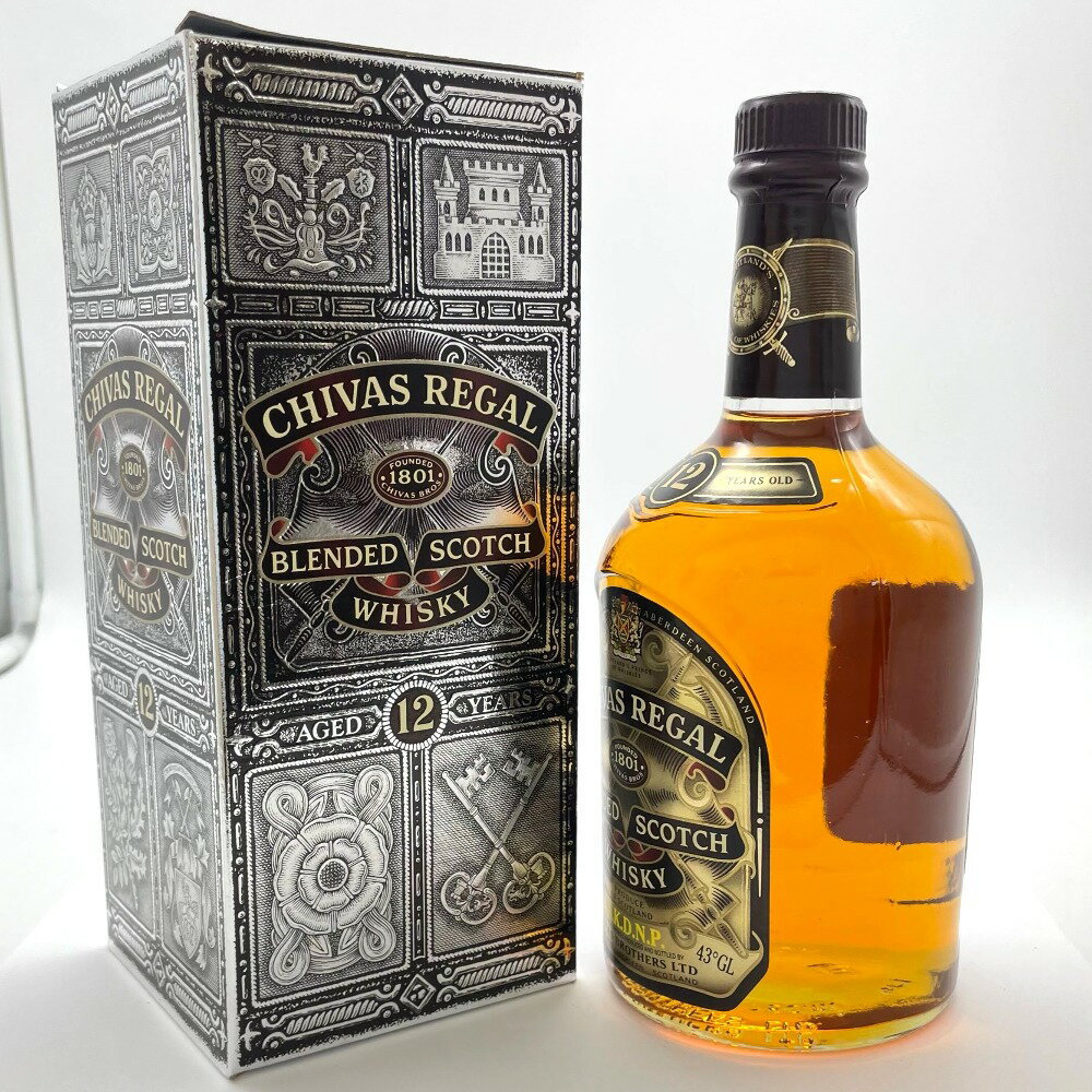 シーバスリーガル 12年 特級表示なし 香港ラベル HKDNP 旧旧ボトル 750ml 43% ブレンデッド スコッチ 洋酒 古酒 未開栓 Chivas Regal ウイスキー