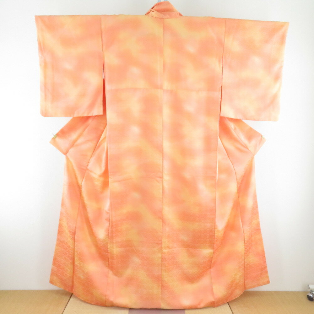 宗sou B反 本場大島紬青海波模様織出し小紋着尺反物 青海波 着物の通販