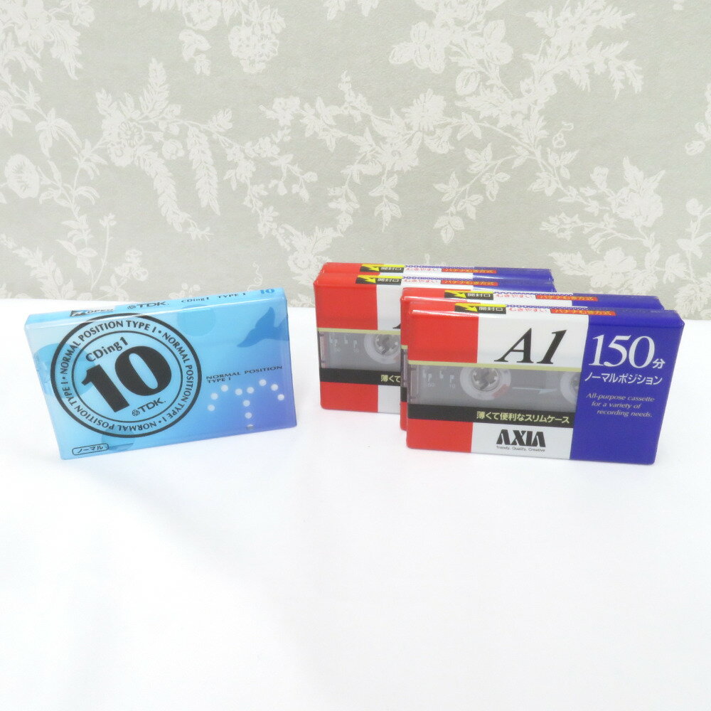 アクセサリー AXIA アクシア TDK カセットテープ 5点セット まとめ売り 未開封 未使用品【中古】