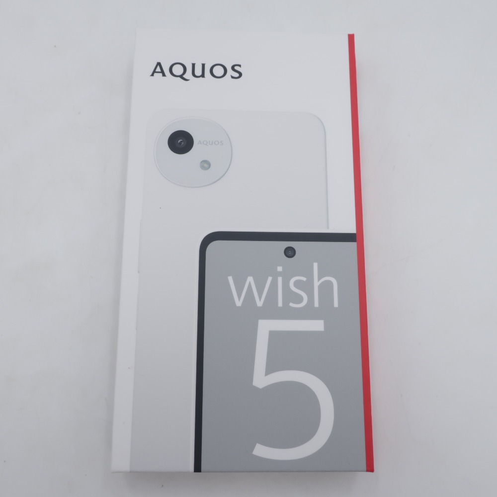 シャープ AQUOS (アクオス) Androidスマホ SHARP AQUOS wish5 SH-M32 ユキ SIMフリー未開封 未使用品【中古】