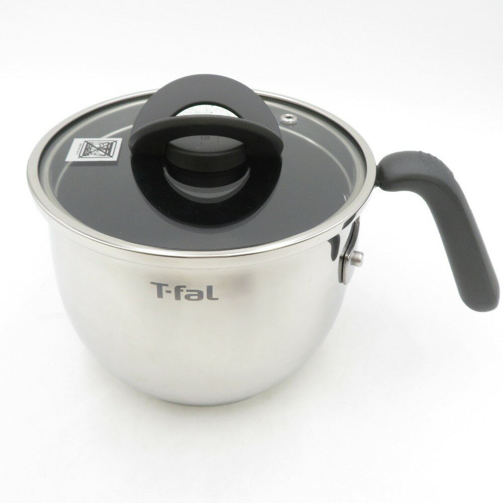 T-fal (ティファール) 調理器具 T-fal ティファール IH対応 片手鍋 ステンレス マル ...