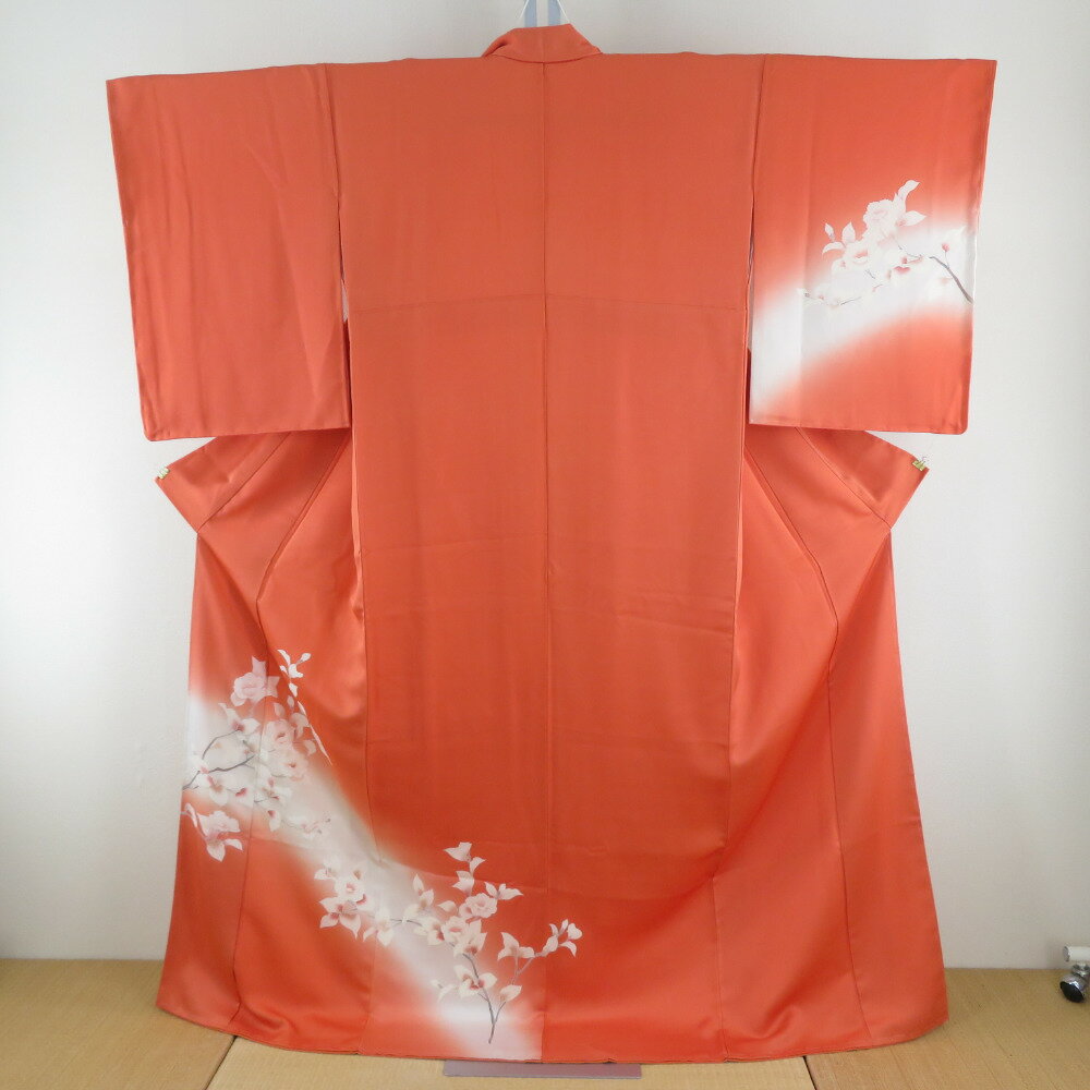 楽天市場】オレンジ色（種類（着物）付下げ）（和服｜レディース