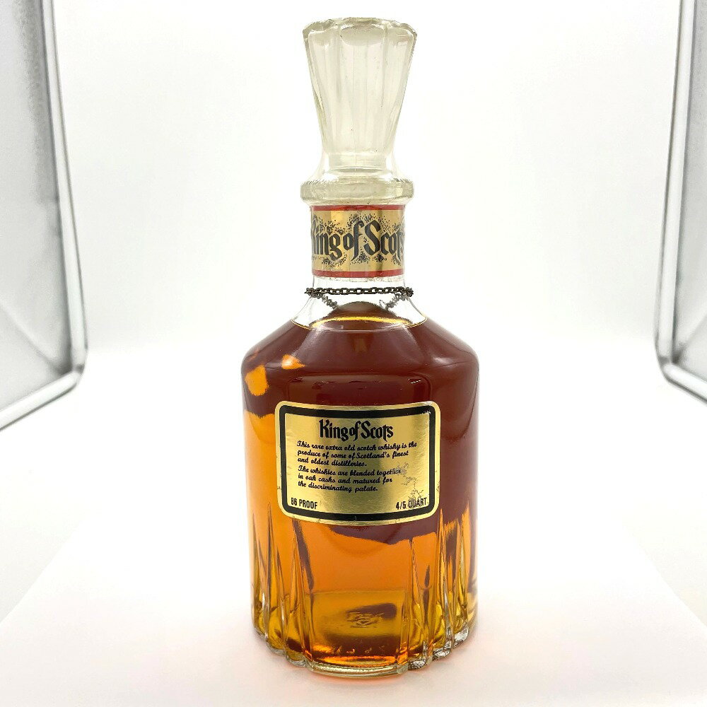 キングオブスコッツ King of Scots レア オールド スコッチ ブレンデッド 750ml 43% 86PROOF 洋酒 古酒 未開栓 ウイスキー【中古】
