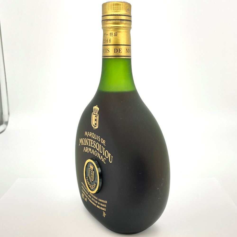 マルキドモンテスキュー アルマニャック ナポレオン MARQUIS DE MONTESQIOU ARUMAGNAC 700ml 40% 古酒 洋酒 未開栓 ブランデー 【中古】