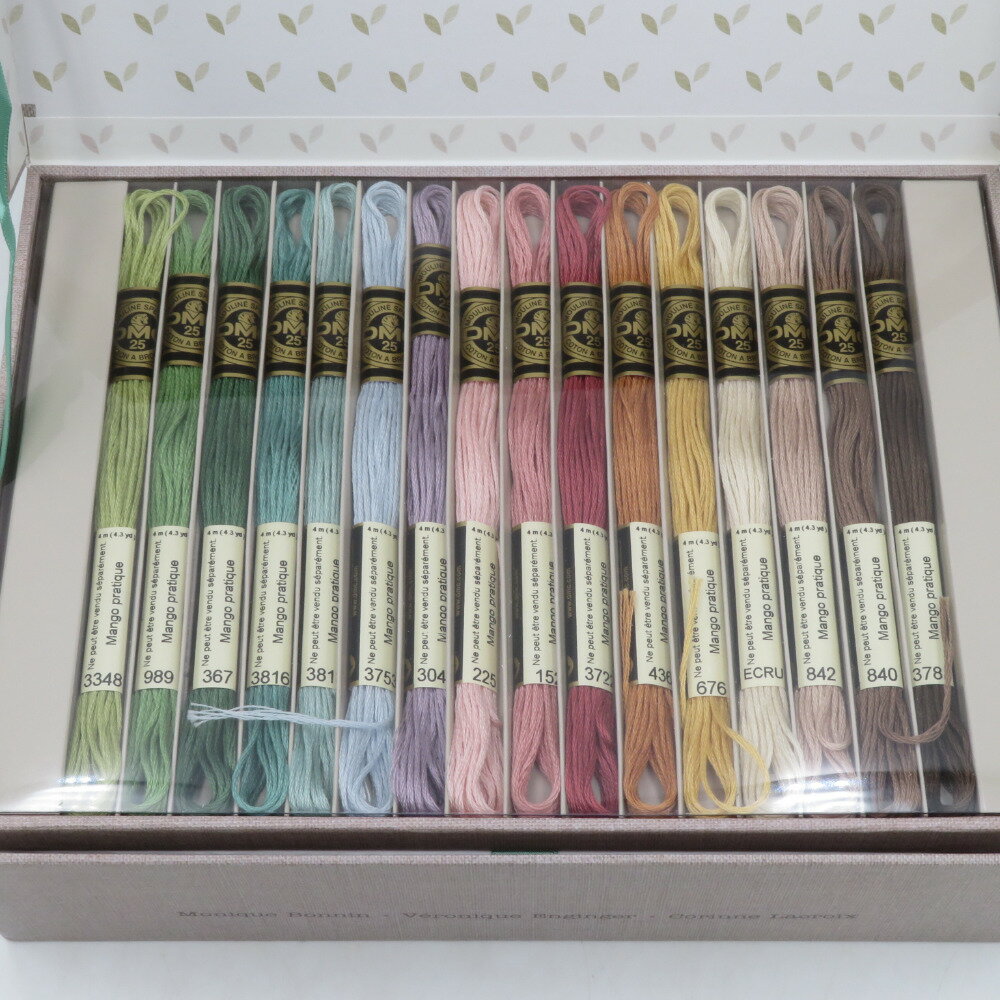 MANGO Nature au point de croix DMC�ɽ���16�������������ƥå��ްƥ��å� Ȣ�դ� ̤�����ʡ���š�