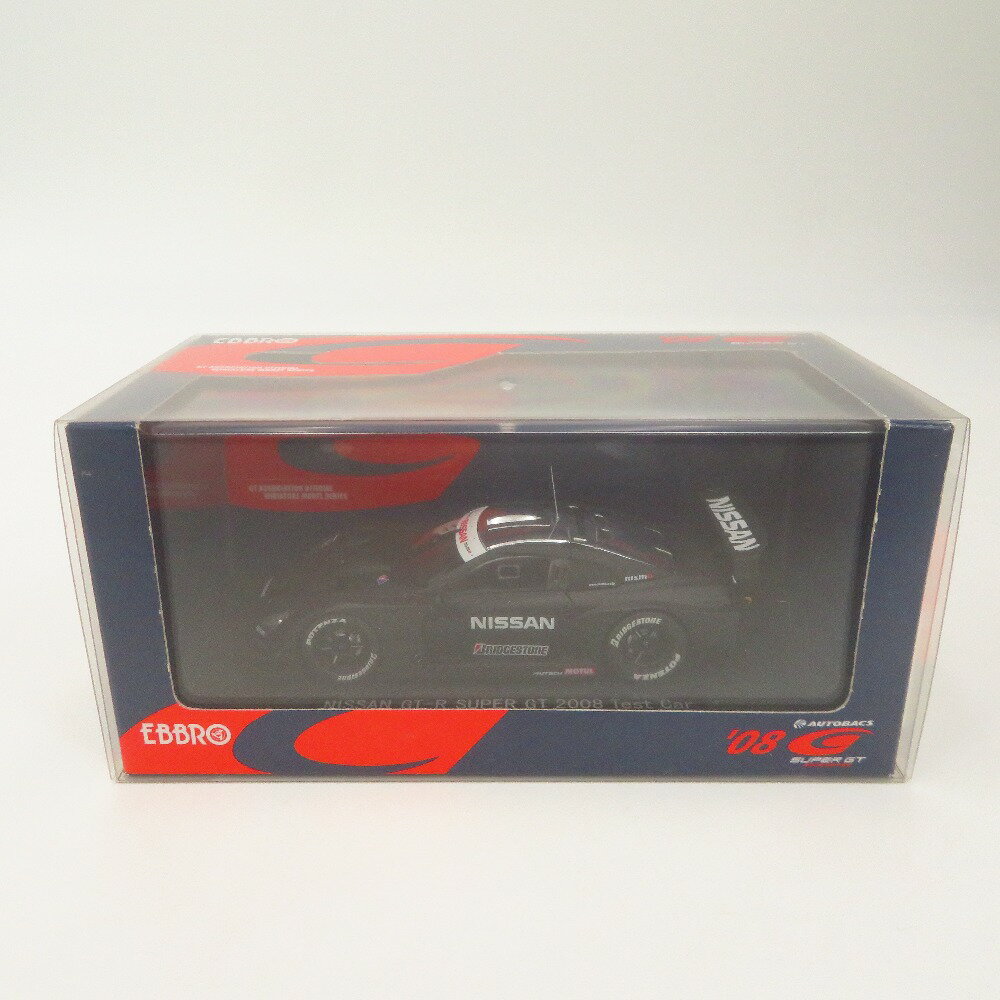 1/43 NISSAN GT-R TESTCAR SUPER GT500 2008 (ブラック) 「SUPER GT」 [44042] EBBRO エブロ 模型【中古】
