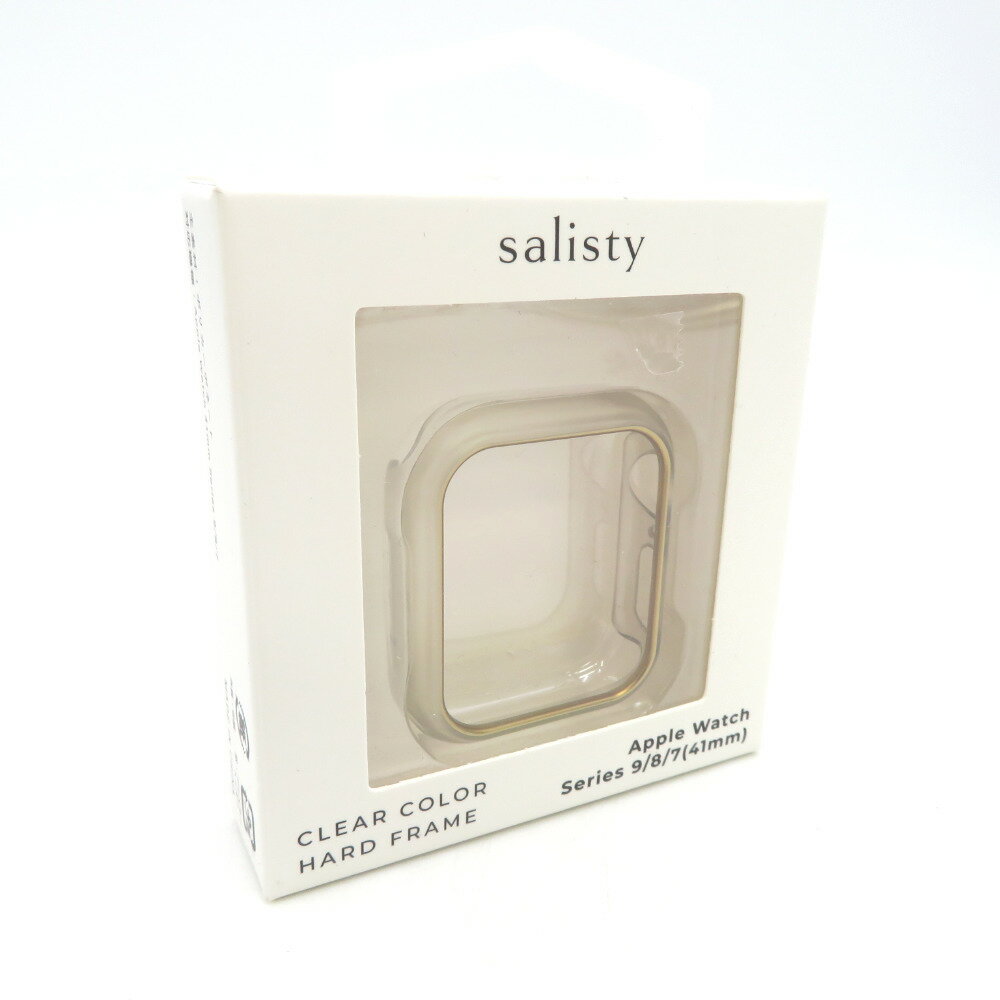 Rakuten - Hamee (ハミー) salisty Apple Watch クリアカラーハードフレーム グレージュ Apple Watch Series 9/8/7(41mm)専用 669-985083【中古】