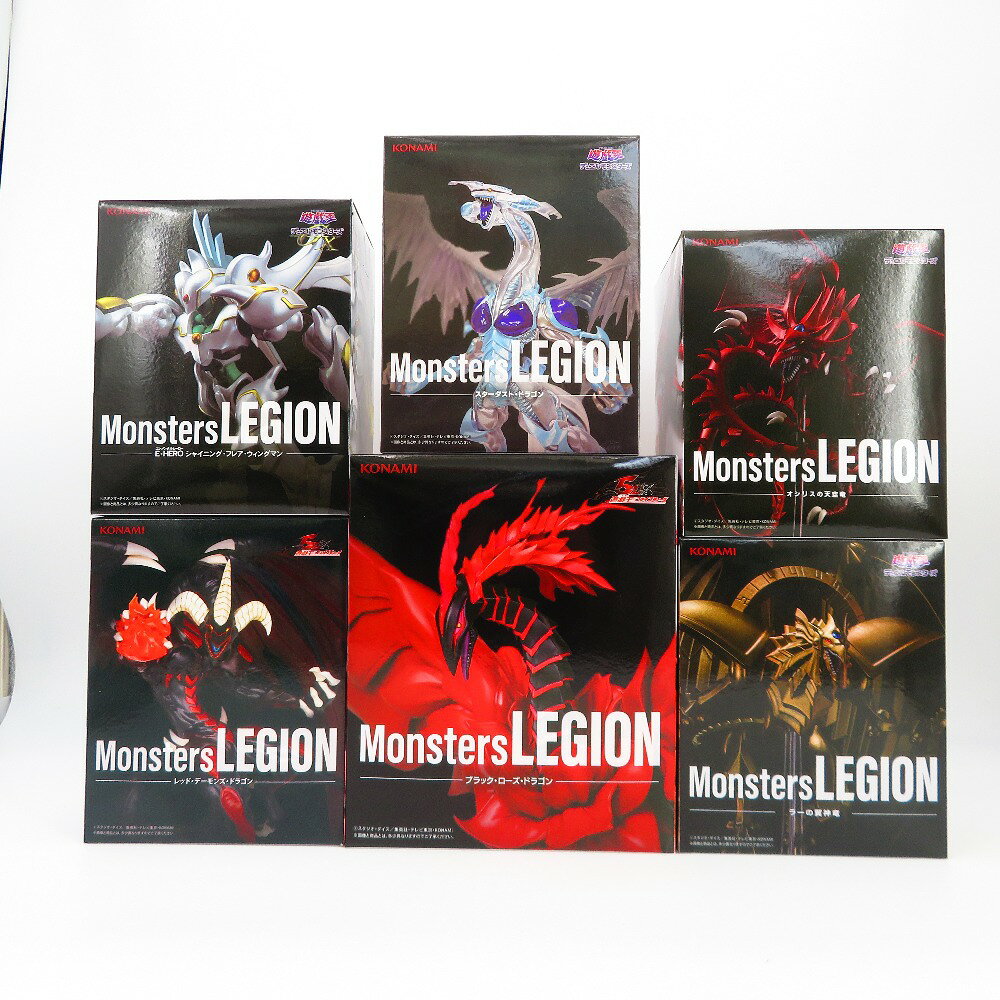 『遊戯王』 Monsters LEGION　6点セット KONAMI コナミ フィギュア 未開封品【中古】