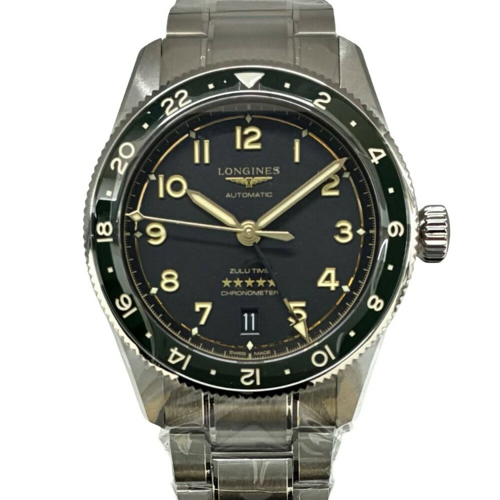 ロンジン L3.802.4.63.6 39mm 緑 スピリッ