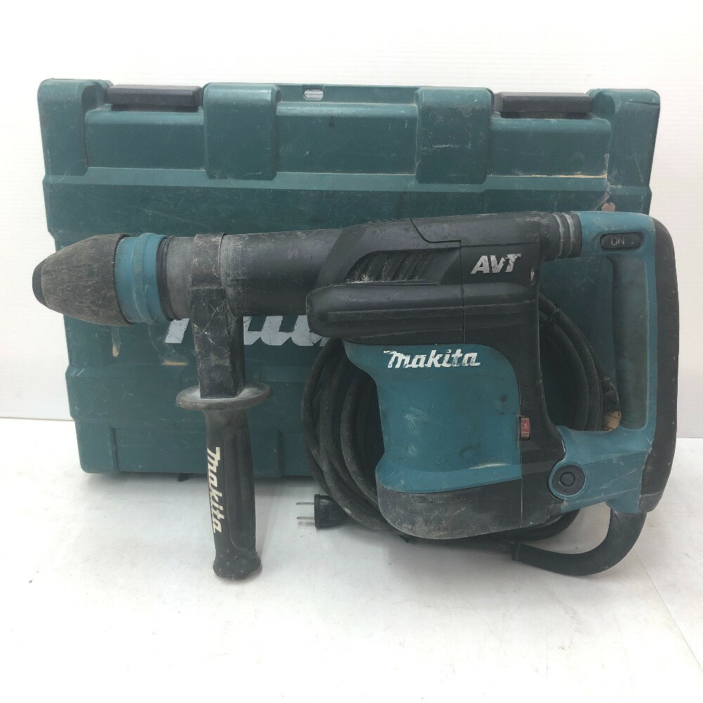 makita マキタ 100V SDSマックス 電動ハンマ ケース付 電源コード補修あとあり HM0871C 中古