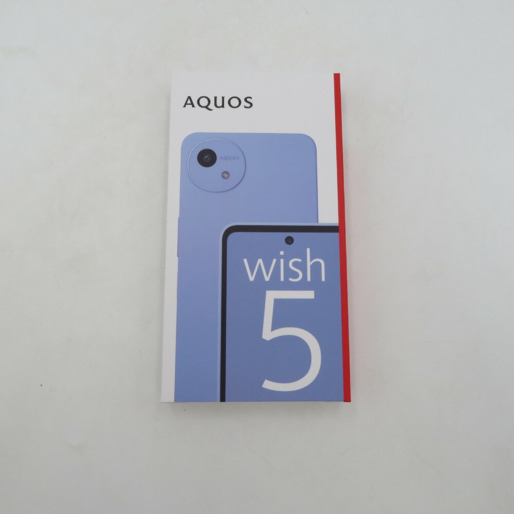 シャープ AQUOS (アクオス) Androidスマホ SHARP AQUOS wish5 SH-M32 ミソラ SIMフリー未開封 SH-M32 未使用品【中古】