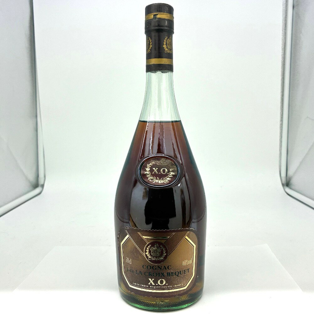 コニャック XO J de LA CROIX BEQUET ラ クロア ベクエット XO 700ml 40% 洋酒 古酒 未開栓 ブランデー 【中古】