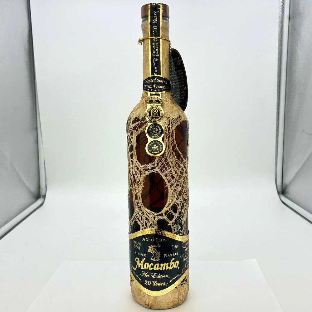 ラム モカンボ 20年 アートエディション シングルバレル Mocambo メキシコ 700ml 40% 洋酒 古酒 未開栓【中古】
